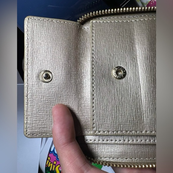 FURLA WALLET EUC BEIGE LEATHER - Picture 6 of 7